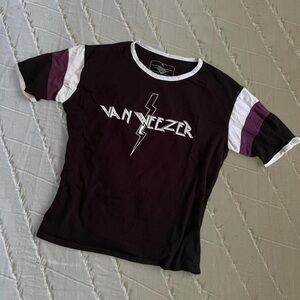 🤘🏻 WEEZER • Van Weezer “End Of The Game” Custom Color-Block Unisex Tee